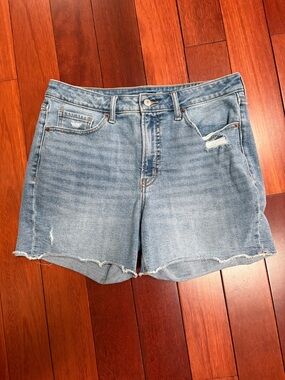 Old Navy Light Wash High-Rise Denim Cutoff Shorts
